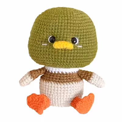 عروسک بافتنی مدل جوجه اردک کد 01