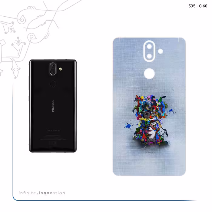 برچسب پوششی ماهوت مدل Collage of surreal Portrait of Women 4 مناسب برای گوشی موبایل نوکیا 8 Sirocco