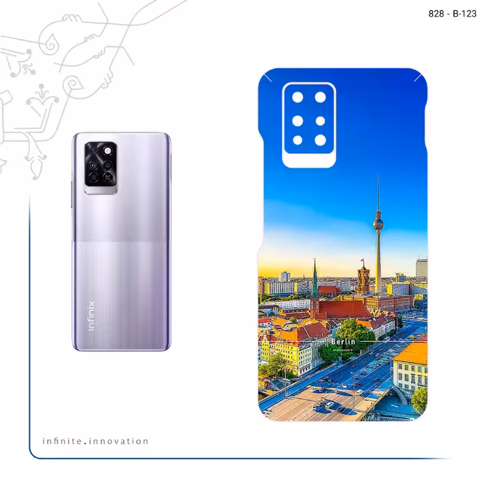 برچسب پوششی ماهوت مدل City of Berlin مناسب برای گوشی موبایل اینفینیکس Note 10 Pro