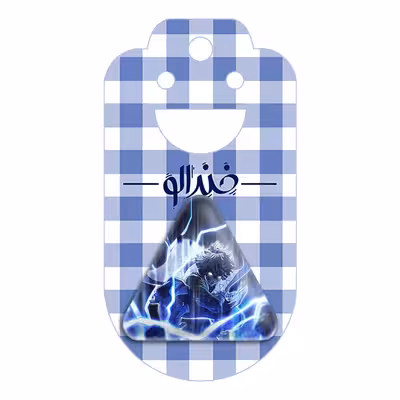 پیکسل خندالو طرح زنیتسو انیمه شیطان کش مدل مثلثی کد 11458