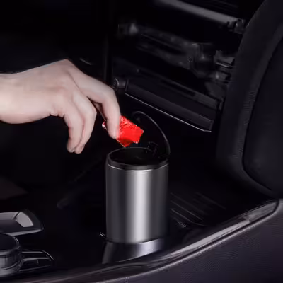 سطل زباله خودرو باسئوس مدل Vehicle Mounted