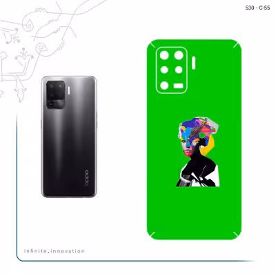 برچسب پوششی ماهوت مدل Collage of Women Portrait 3 مناسب برای گوشی موبایل اپو A94 4G