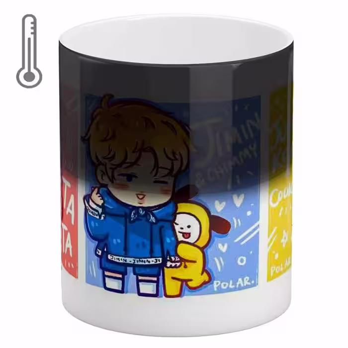 خرید ماگ-لیوان  حرارتی آبنبات رنگی  BTS - BT21 کد MKSA0285