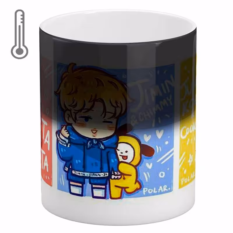 خرید ماگ-لیوان  حرارتی آبنبات رنگی  BTS - BT21 کد MKSA0285