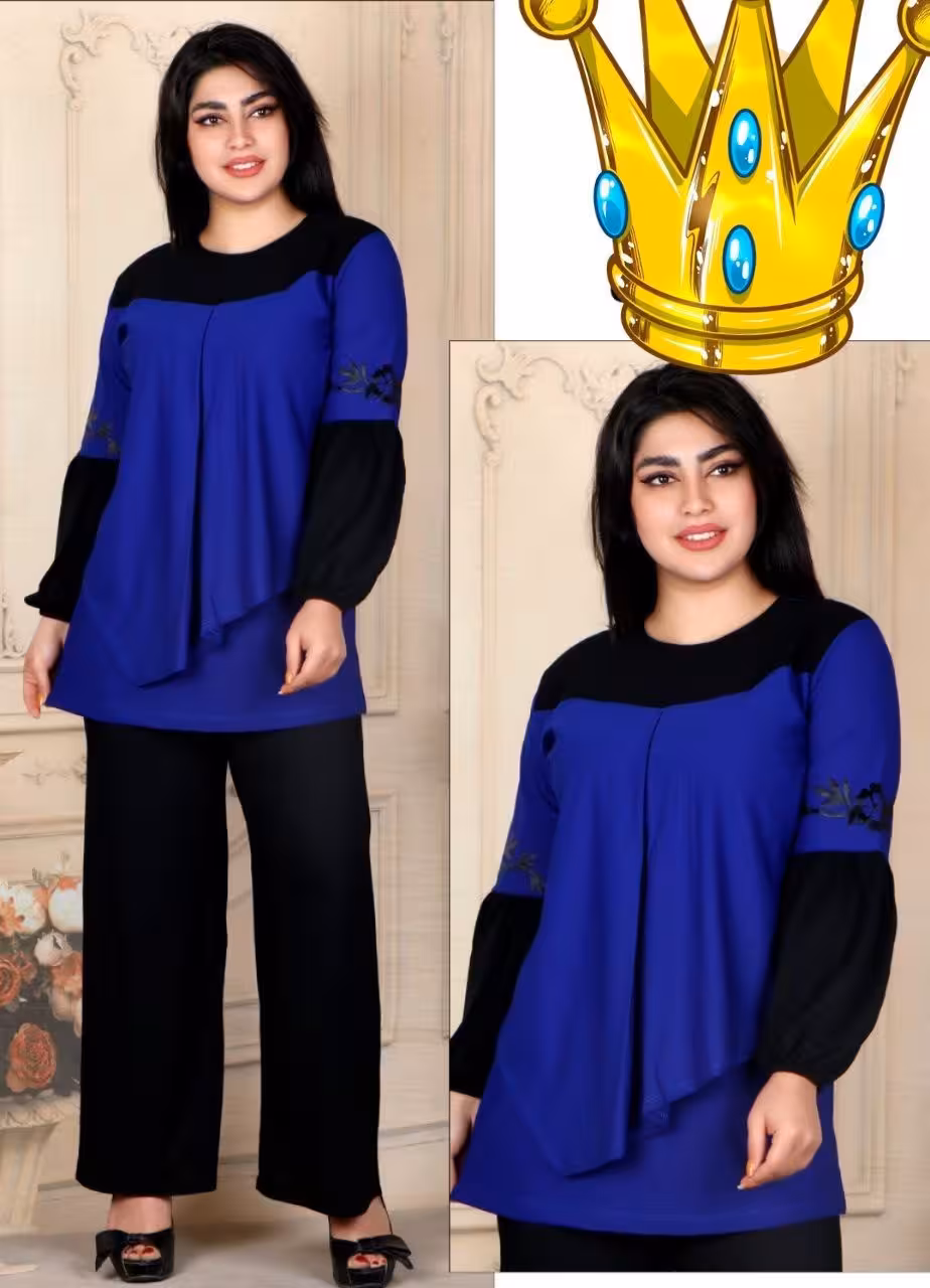 تونیکو شلوار آستین لیزری