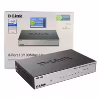 سوییچ شبکه 8 پورت مگابیتی دی لینک مدل DES-108