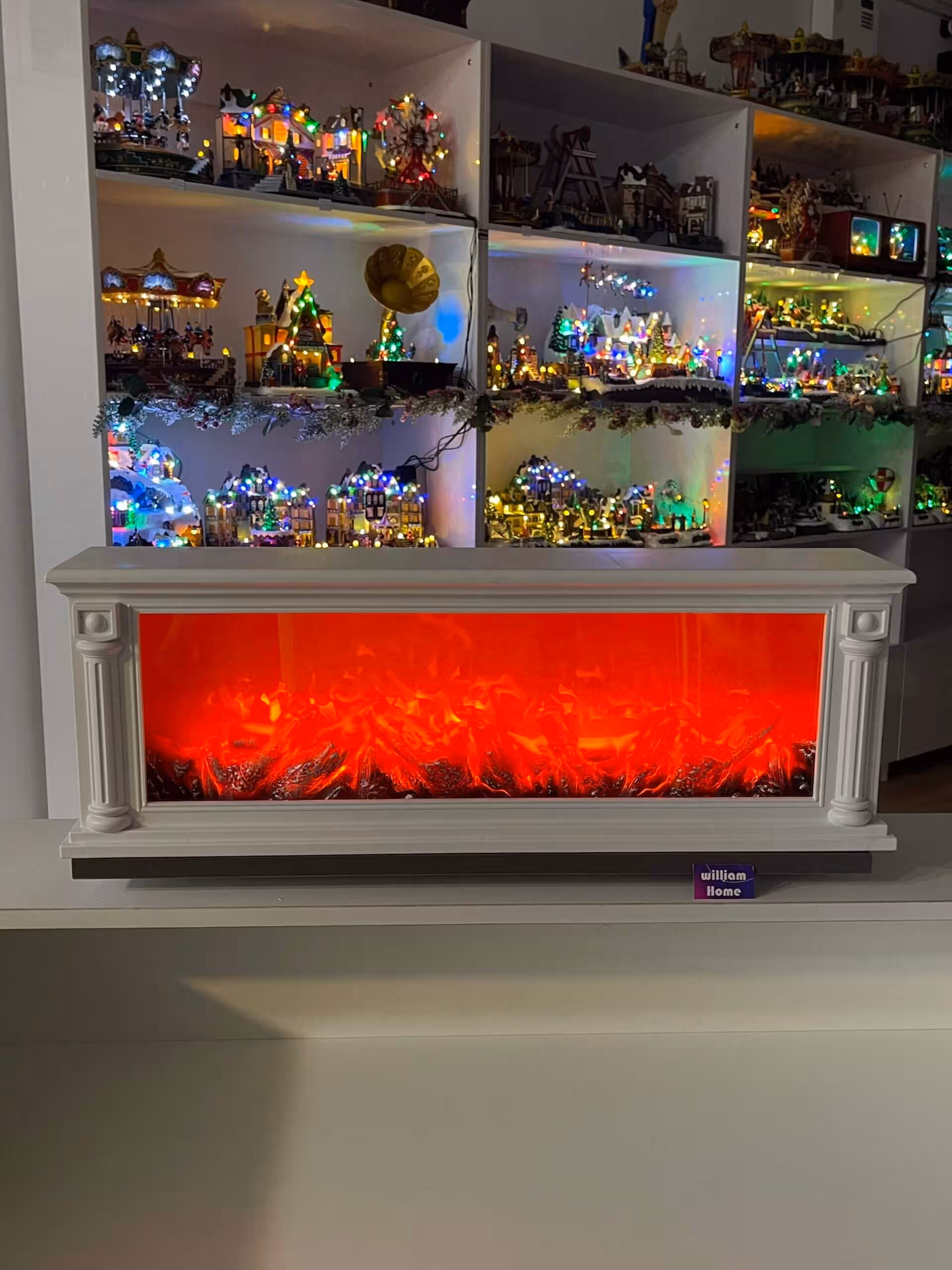 شومینه کریسمس، بزرگ مستطیل