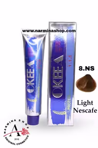 رنگ مو اکیا شماره 8.ان اس LIGHT NESCAFE
