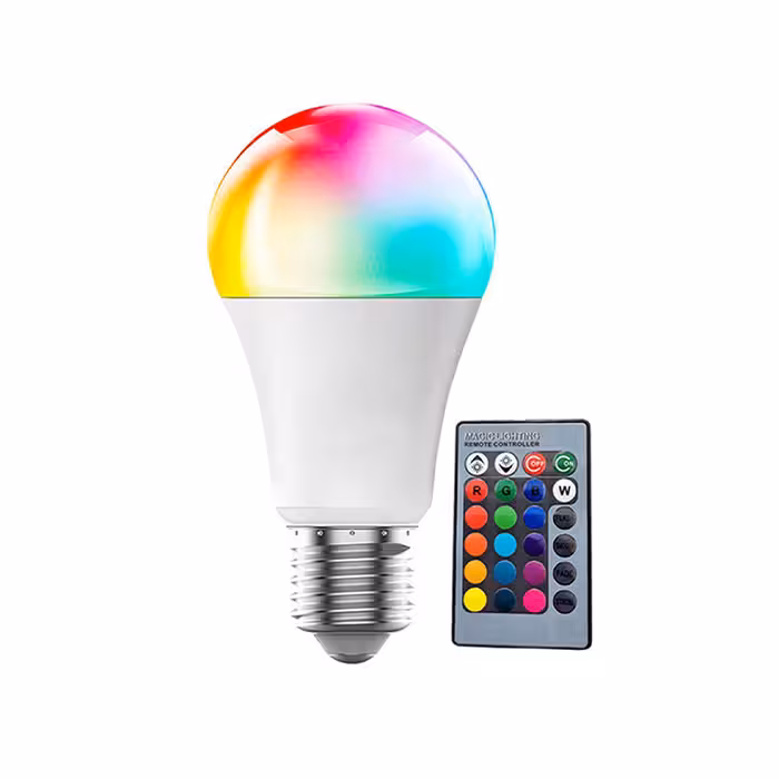 لامپ LED هوشمند کنترل دار مدل RGBW Bulb