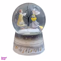 گوی موزیکال مدل پمپی طرح دیدار عاشقانه برفی کد 01