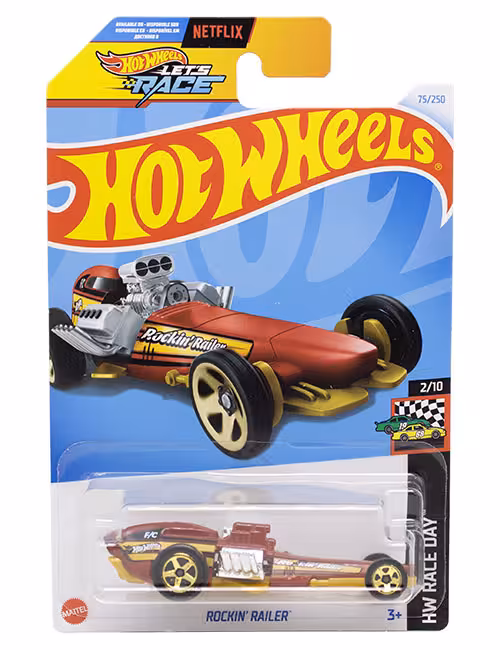 ماشین دکوری مدل Rockin Railer برند Hot Wheels
