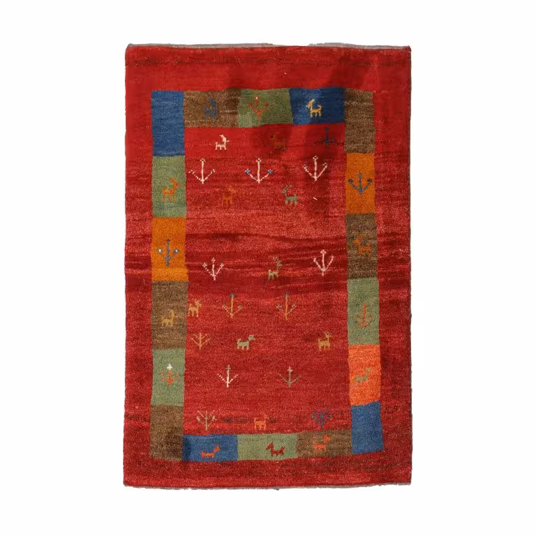 گبه دستباف یک متری کد 4020636