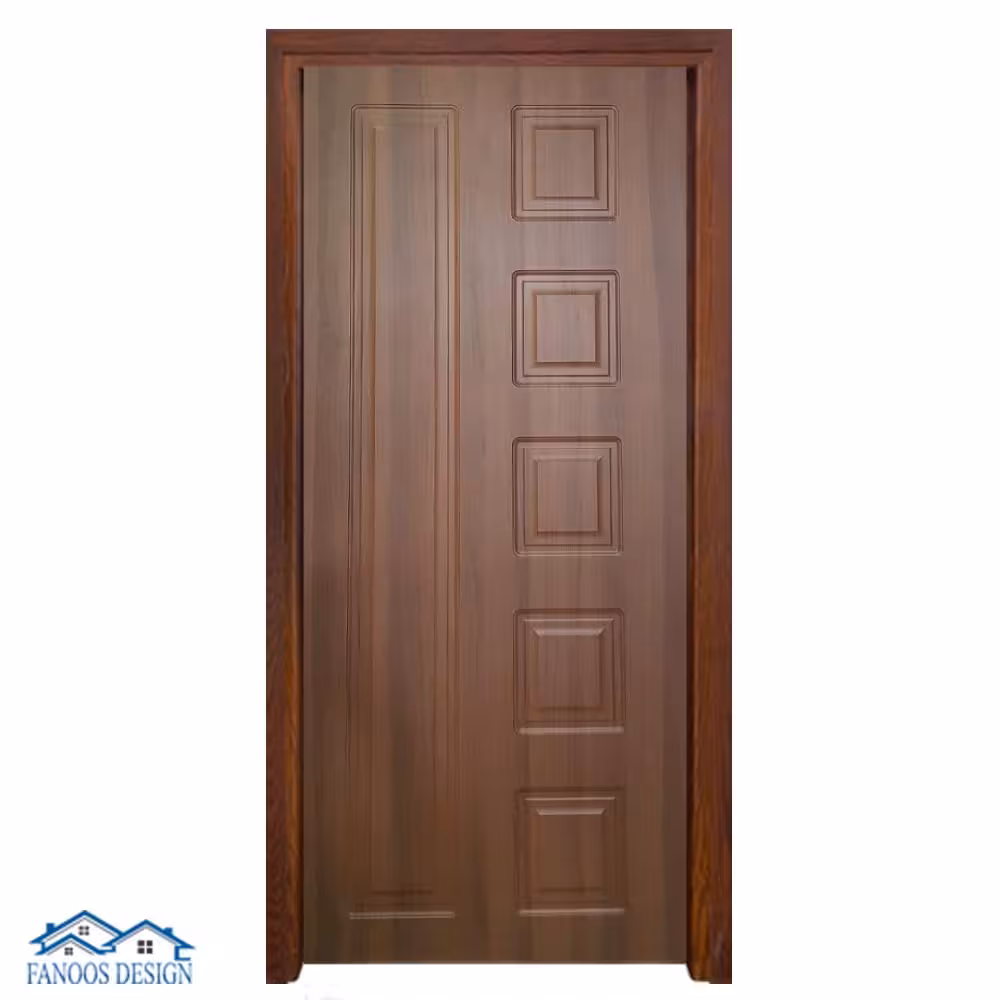 درب pvc رنگ گرم مناسب سبک اسکاندیناوی کد 1386