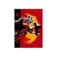 تابلو متال پوستر a4 – طرح Red Dead