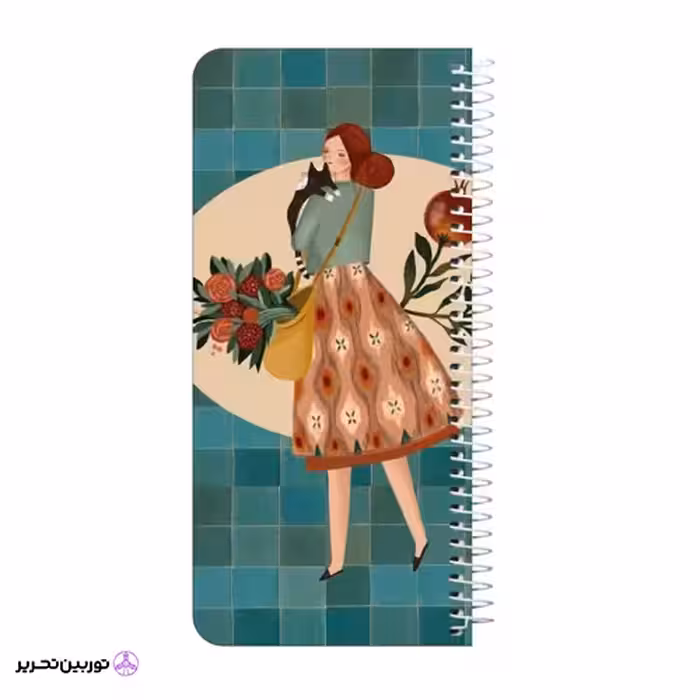 دفترچه یادداشت 100 برگ سیمی پالتویی جلدسخت مسترنوت