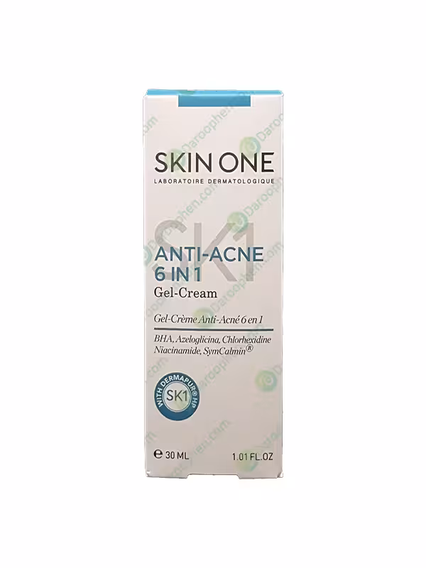 ژل کرم ضد جوش 6 در 1 اسکین وان 30 میلی لیتر – Skin One Anti Acne 6 In 1 Gel Cream 30 ml