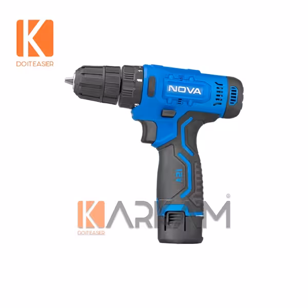 پيچگوشتی شارژی 10 ميليمتر ليتيوم 12 ولت 7715 نوا