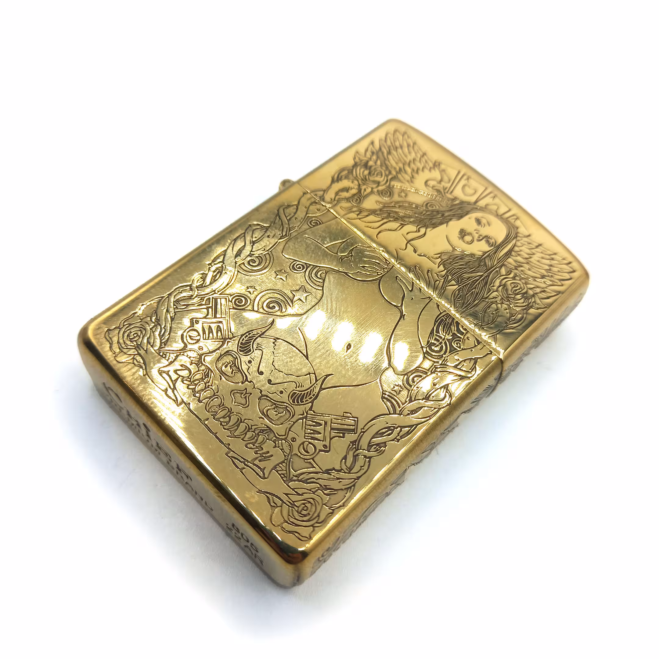 فندک بنزینی چیف طلایی طرح دختر کد D1329