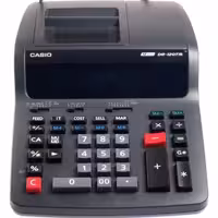 ماشین حساب نواری رومیزی کاسیو مدل DR-120TM