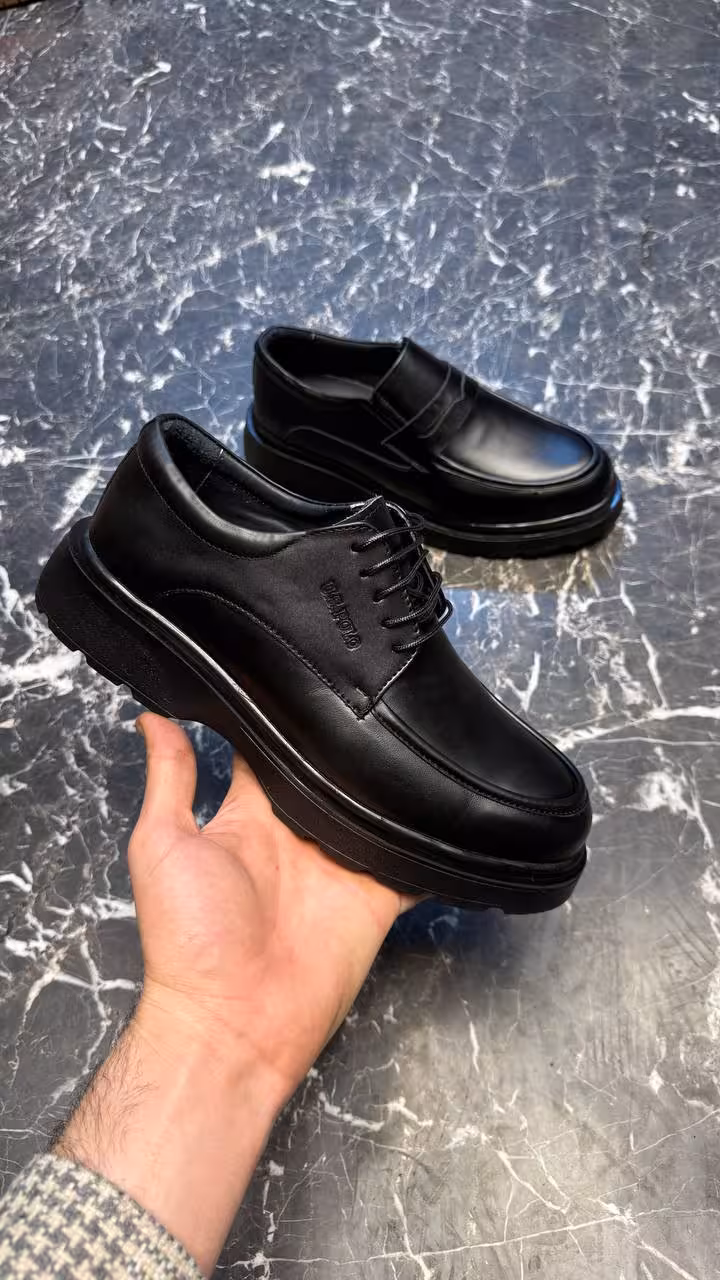 کفش مردانه طبی تمام چرم