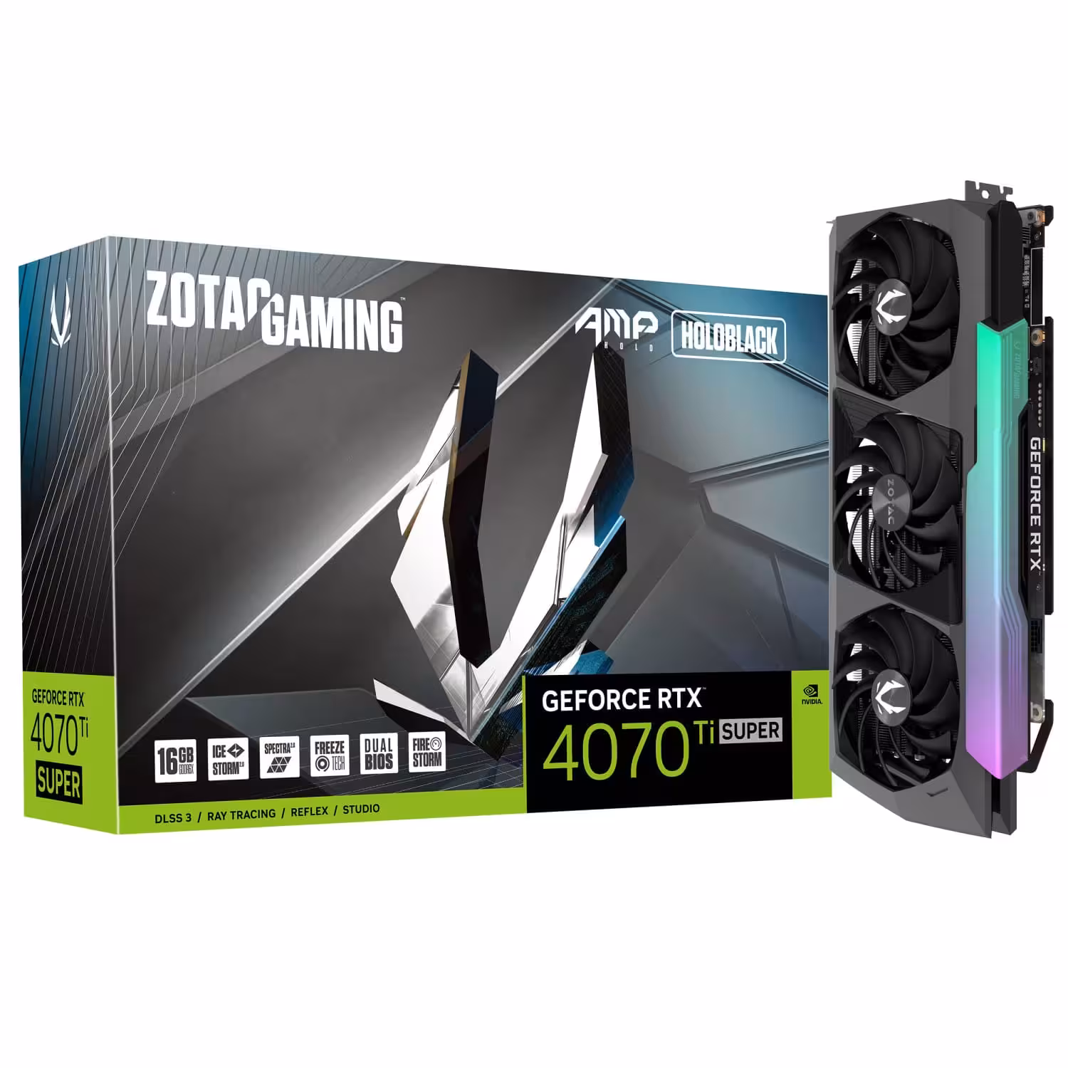 کارت گرافیک Zotac RTX 4070 Ti Super AMP Holo 16GB