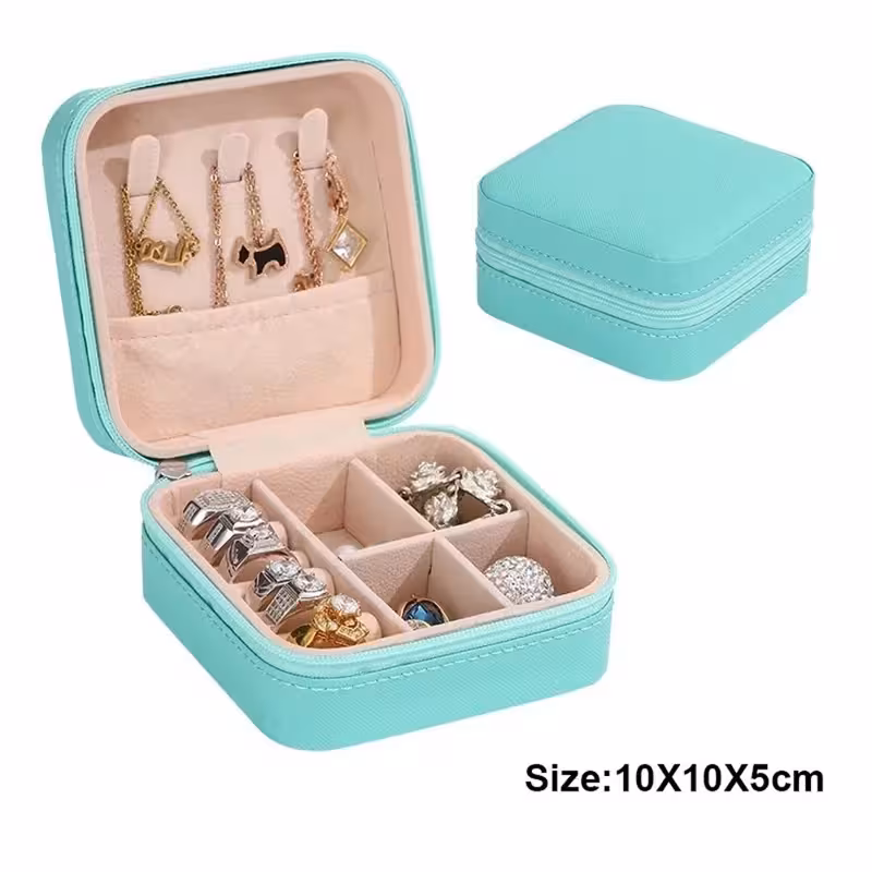 جعبه جواهرات زیپ دار لوکس | amazonchi