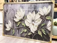 تابلو تکسچر برجسته طرح گل