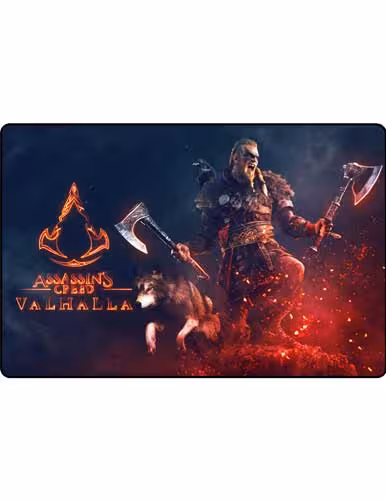 ماوس پد گیمینگ طرح Assassins Creed Valhalla