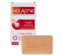صابون شستشو نوآکنه مدل هیبرید Hybrid وزن 100 گرم | No Acne Premium Soap Anti Acne & Anti Fungal Hybrid