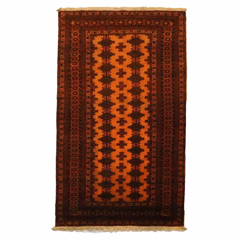 فرش دستباف قدیمی دو متری مدل ترکمن کد 402011110