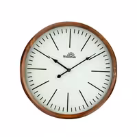 ساعت دیواری چوبی کی‌یف 80 سانت سفید