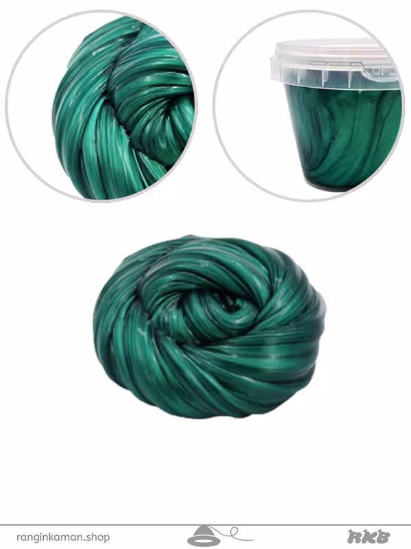 ژل بازی سبز یشمی متالیک (کد 22)