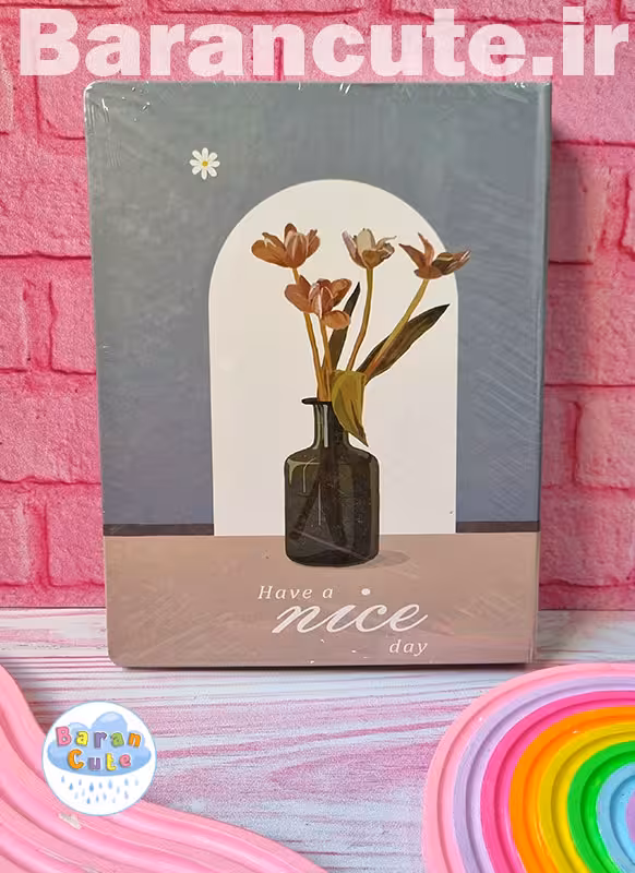 کلاسور سویل 26 حلقه طرح گل