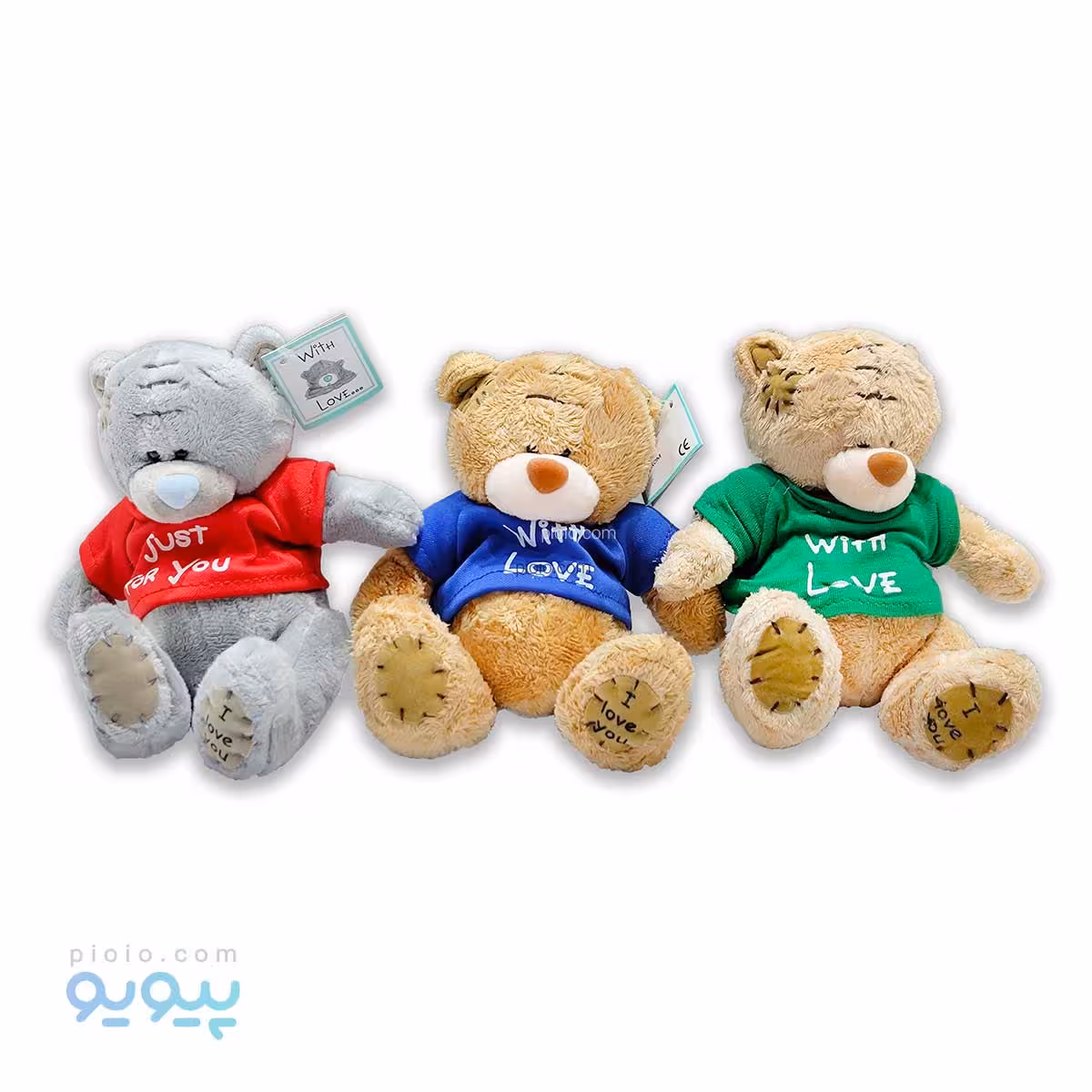 عروسک خرس پشمالو لباس دار تک و عمده