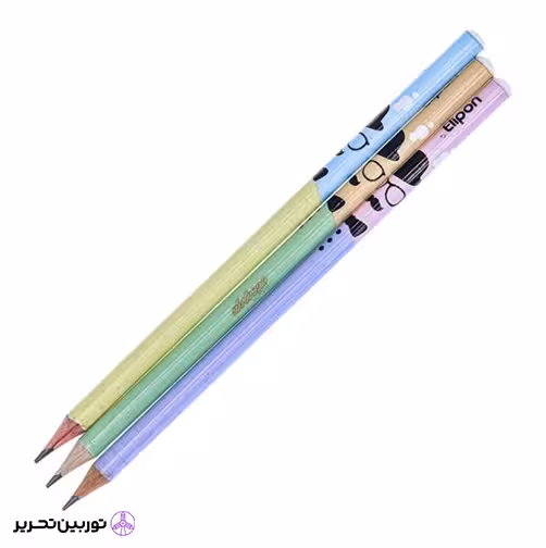 مداد مشکی فانتزی گرد papa (الیپون)