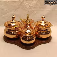 جا ادویه مسی 4تایی مدل 4پر