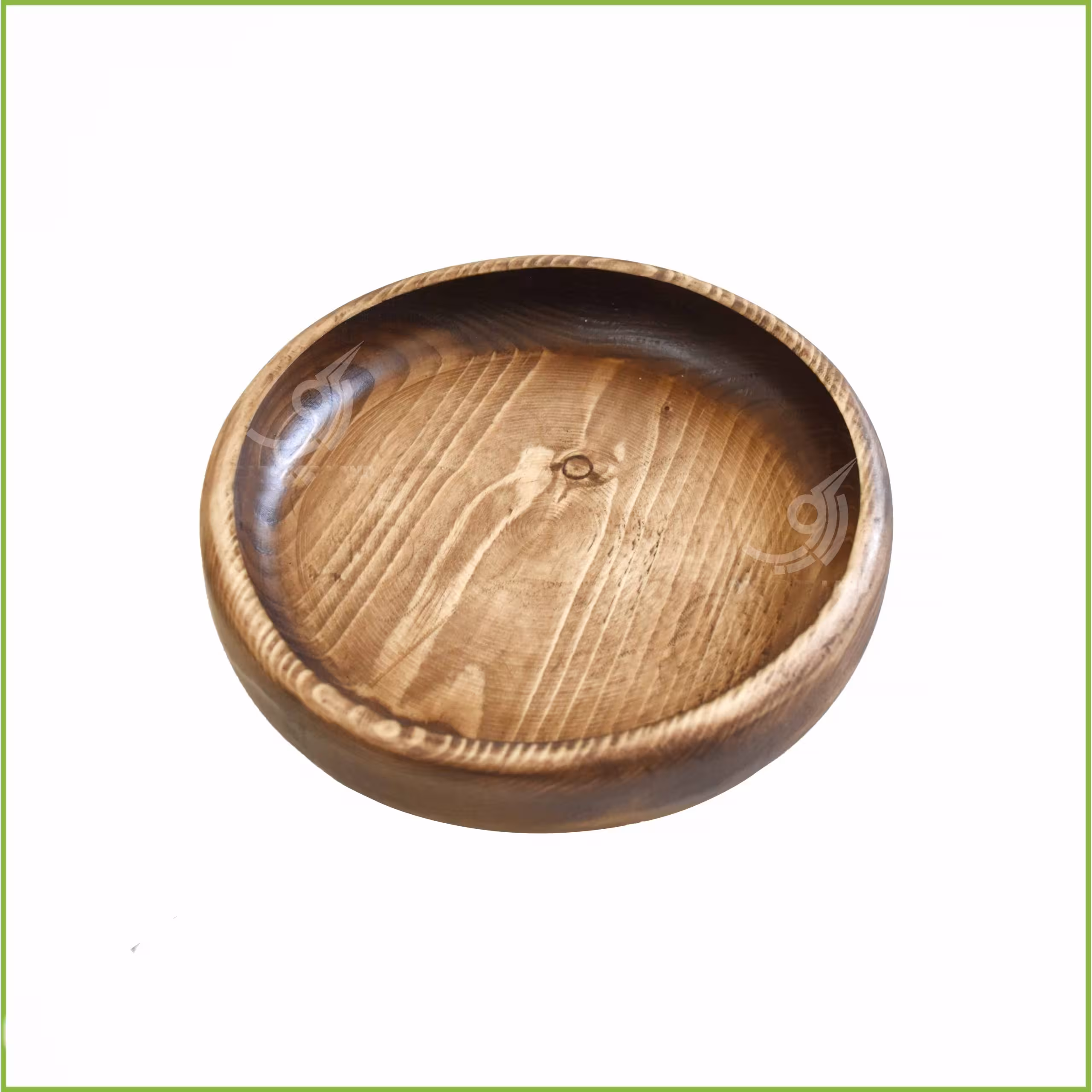 ظرف پذیرایی چوبی گرد قطر 26 کد 101467