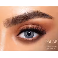 لنز دهب صابرین گری Sabrin Gray رنگ طوسی دور دار