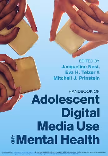خرید و دانلود نسخه کامل کتاب Handbook of Adolescent Digital Media Use and Mental Health