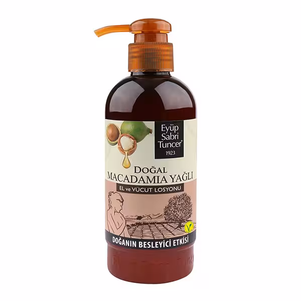 لوسیون بدن ایوب صبری با عصاره روغن ماکادامیا حجم 250 میلی