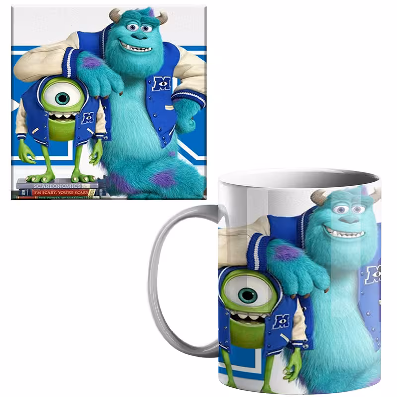 خرید ماگ-لیوان  سالیوان کارخونه هیولاها کد 200 بدون زیر لیوانی