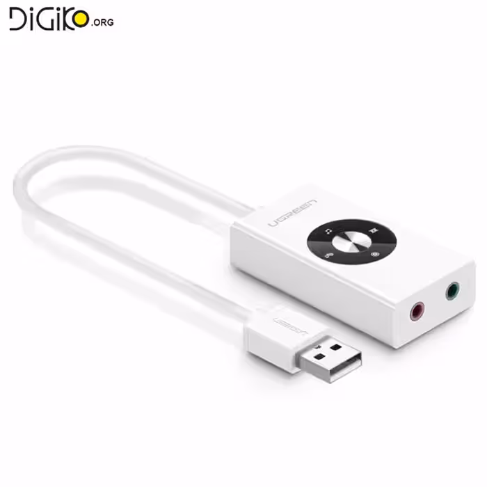 کارت صدا اکسترنال با قابلیت 4 افکت (مارک UGREEN)