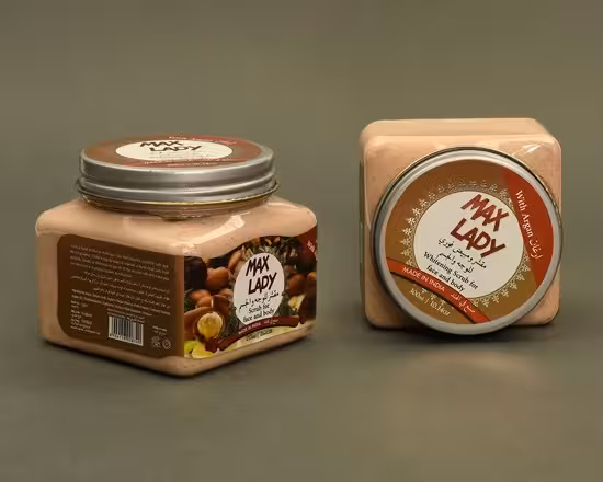 اسکراب شنی صورت و بدن آرگان مکس لیدی Max Lady