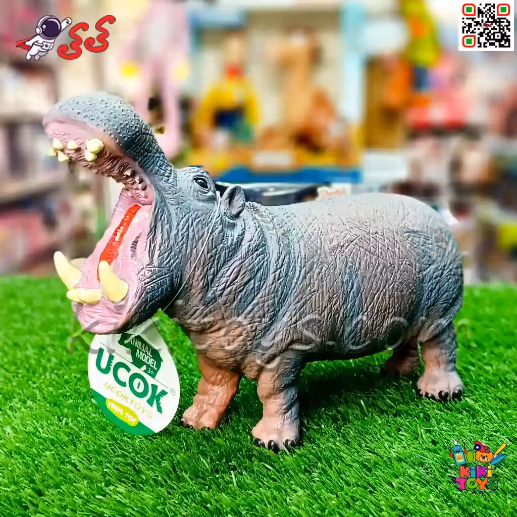 فیگور اسب آبی بزرگ و باغ وحش ANIMAL MODEL 002 – جنس نرم، طراحی واقعی، مناسب بازی و کلکسیون