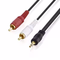کابل 2 به 1 صدا 10 متری K-NET 2 in 1 Aux (اصلی)