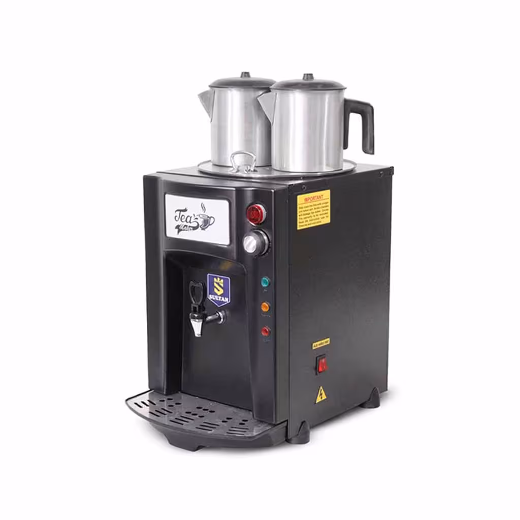 سماور صنعتی هوشمند پریمیوم برقی 2 قوری سلطان مدل SU-PA215