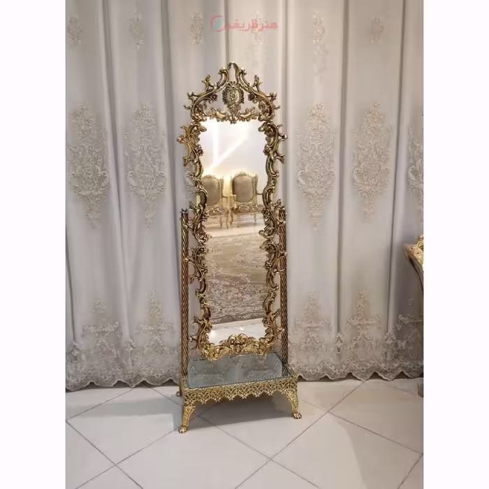 آینه قدی طرح گل s، بسیار شیک و زیبا از جنس آلیاژ