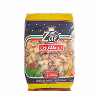 ماکارونی فرمی شلز سبزیجات زر ماکارون 500 گرمی
