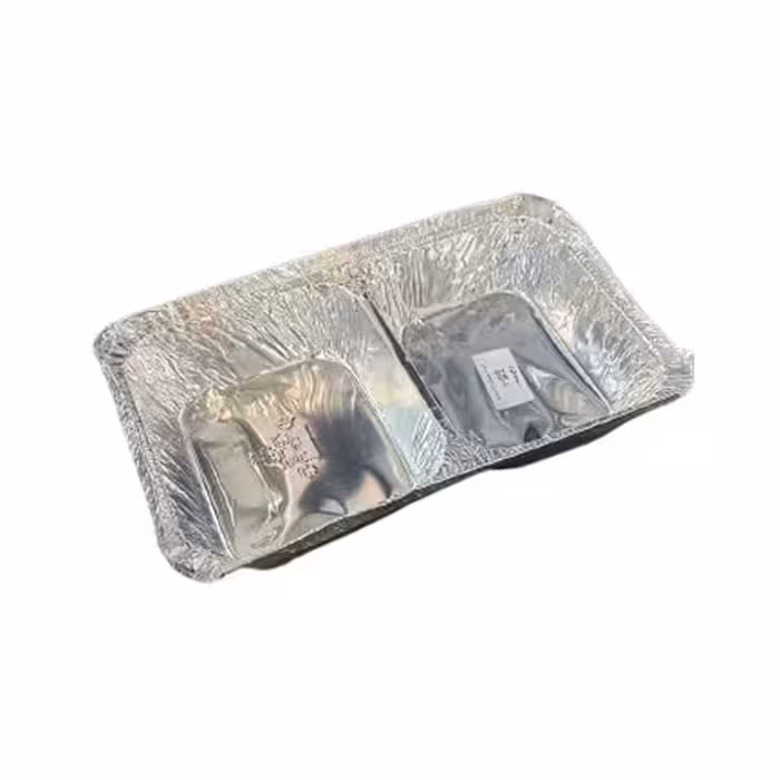 ظرف الومینیوم دوخانه مرغی کارتن 500 عددی