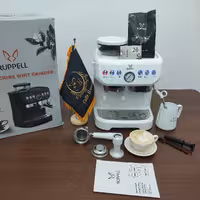 اسپرسوساز  نیمه صنعتی روپل 8080  آسیاب دار   فقط مشکی  پرتافیلتر 58